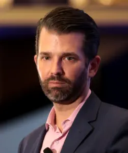 Donald Trump Jr, whose wedding funded by Russian oligarch Kremlev is now under congressional investigation.