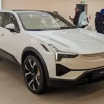Electric crossover vehicle image representing the UK SUV sales growth story.
