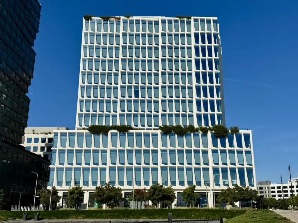 Visa headquarters building used to illustrate agentic payment infrastructure