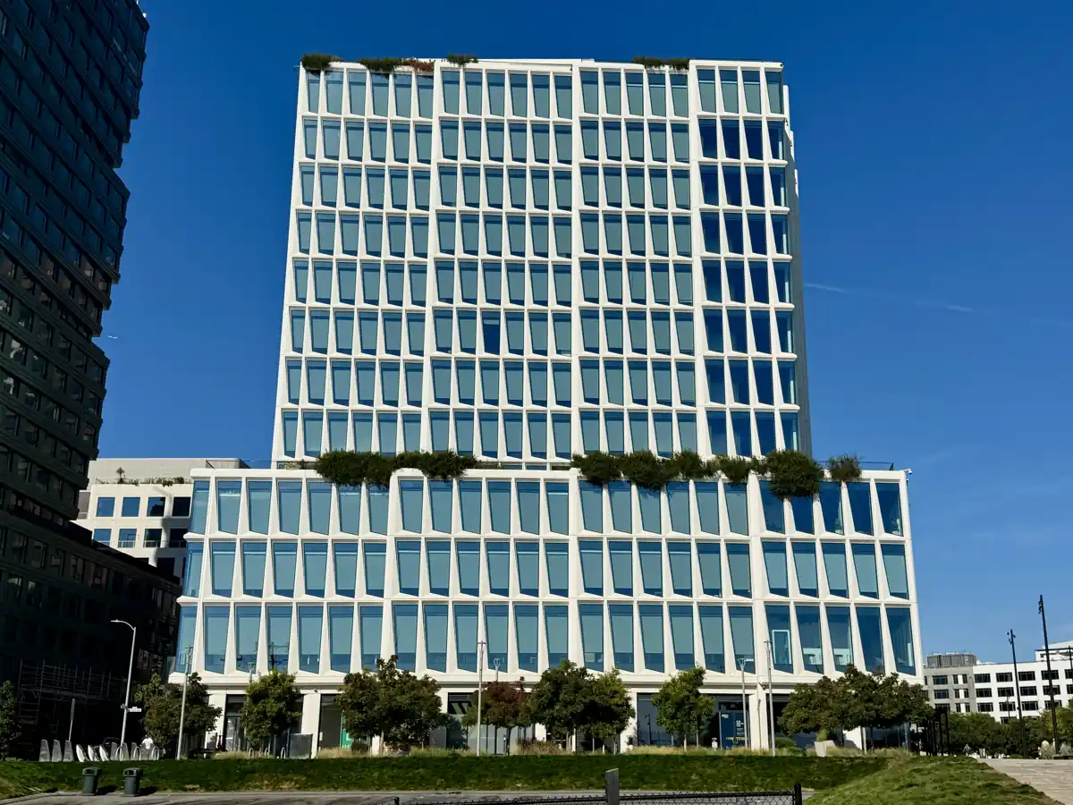 Visa headquarters building used to illustrate agentic payment infrastructure