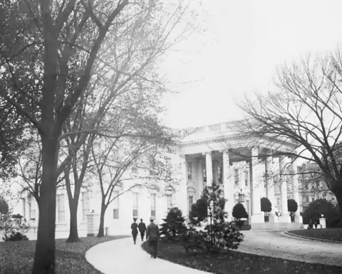 The White House exterior building in Washington, D.C.