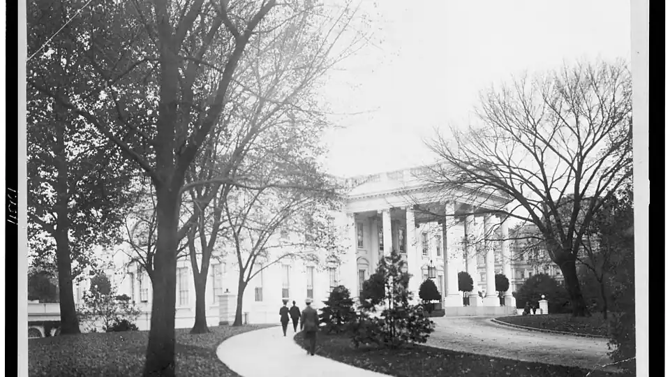 The White House exterior building in Washington, D.C.