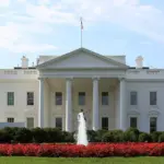 North side of the White House in Washington DC