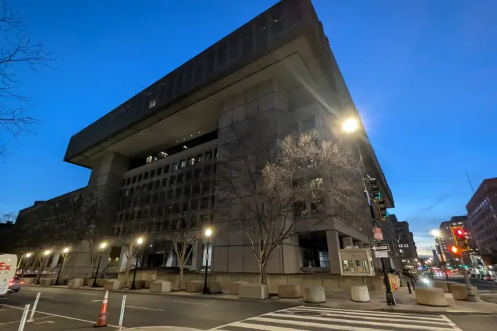 FBI headquarters in Washington DC where federal criminal investigations are led