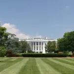 The White House presidential residence and workplace of the US President
