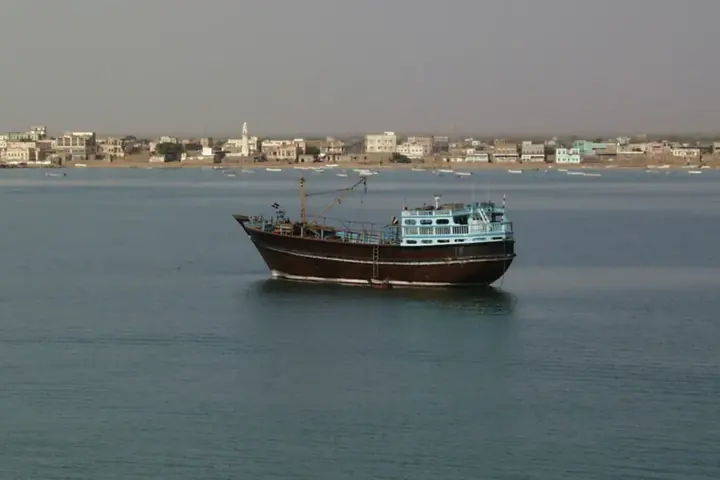 Mokha port city on Red Sea coast Yemen