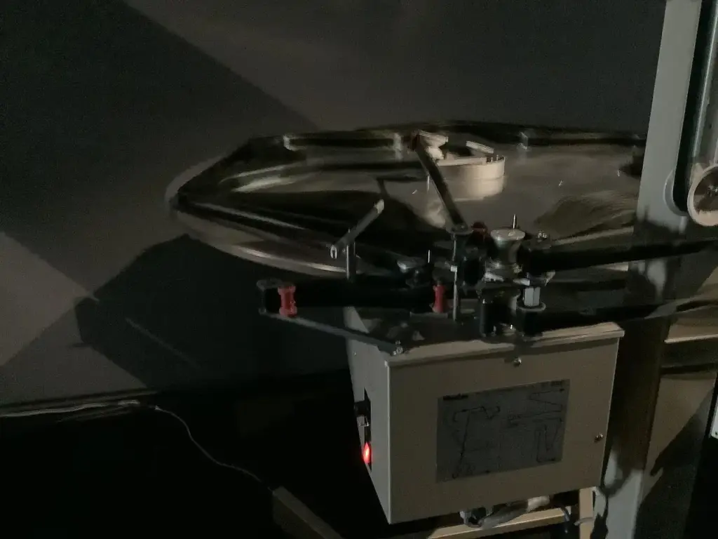 Film reel on an IMAX projector, used as a representative image for Yuri Nakamura’s screen career.