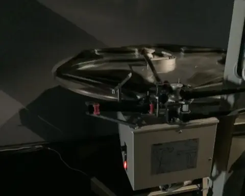 Film reel on an IMAX projector, used as a representative image for Yuri Nakamura’s screen career.
