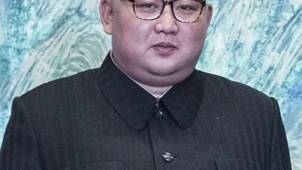 Kim Jong Un in a dark suit during the 2018 inter-Korean summit.