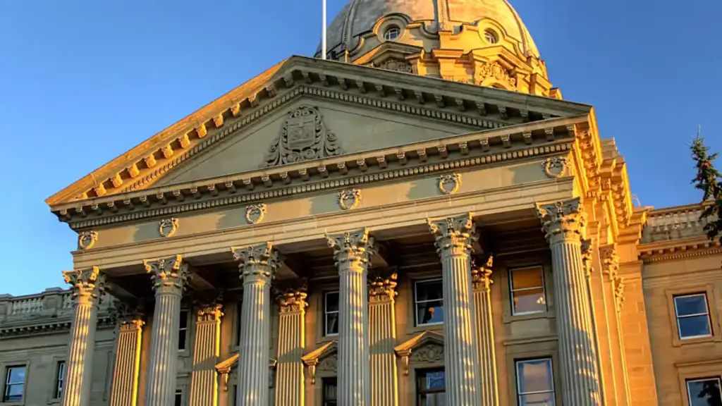 Alberta Legislature Building in Edmonton