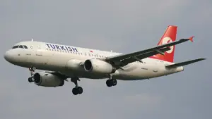 Commercial aircraft at Istanbul Airport