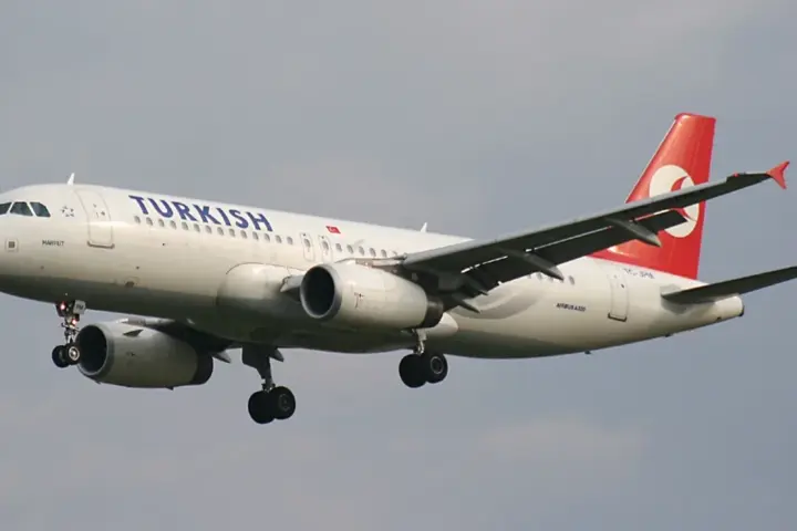 Commercial aircraft at Istanbul Airport