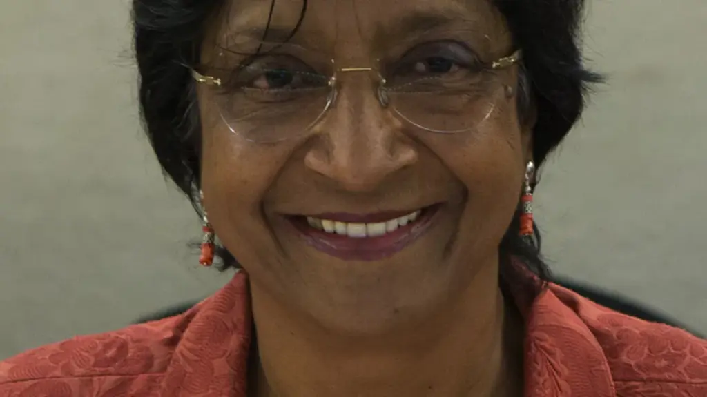 Navi Pillay speaking at a United Nations event in June 2014.