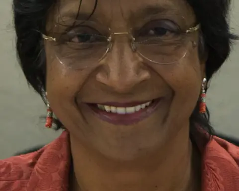 Navi Pillay speaking at a United Nations event in June 2014.