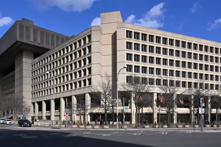 Exterior of the FBI headquarters building in Washington, D.C.