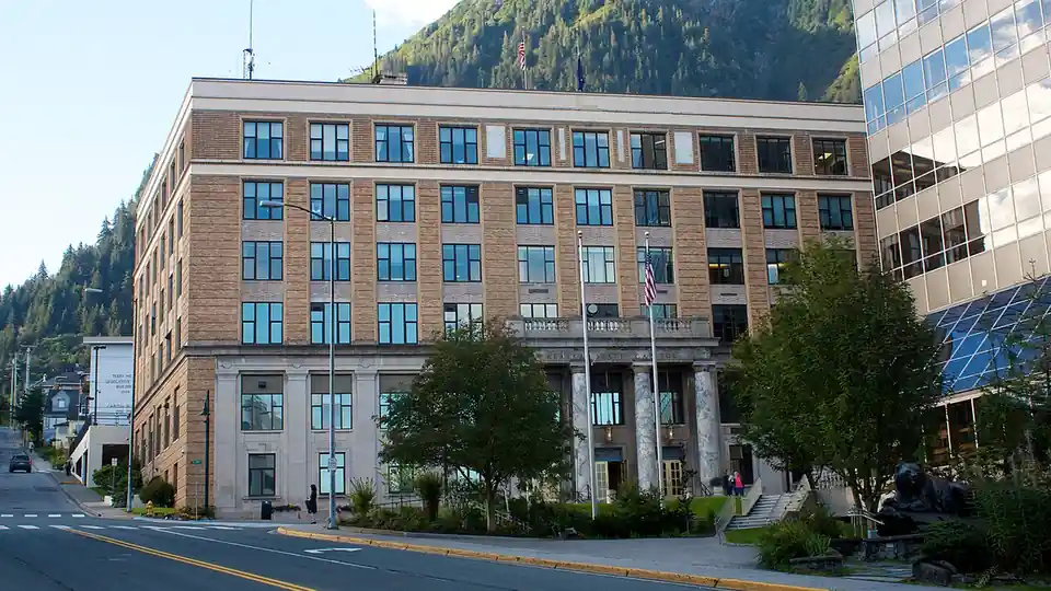 Alaska State Capitol building in Juneau