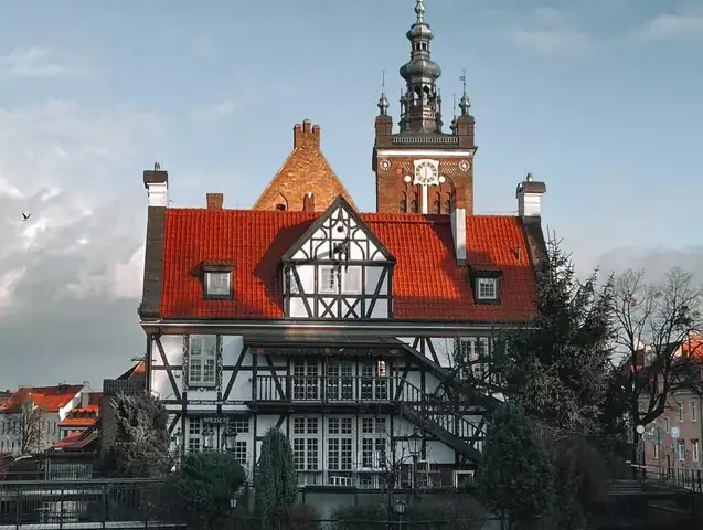 Historic architecture in Gdańsk, Poland