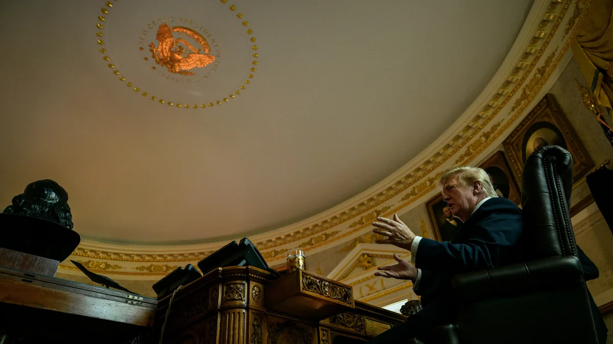 President Trump in the Oval Office during a September 2026 meeting