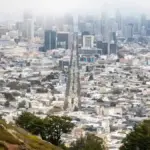 View of downtown San Francisco from Twin Peaks