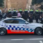 NSW Police Highway Patrol car photographed in Sydney, Australia.