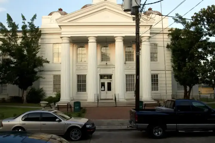 Lafourche Parish courthouse building in Louisiana.