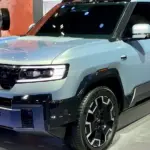 A Fangchengbao Bao 8 displayed at the Greater Bay Area Auto Show in Shenzhen in 2024.