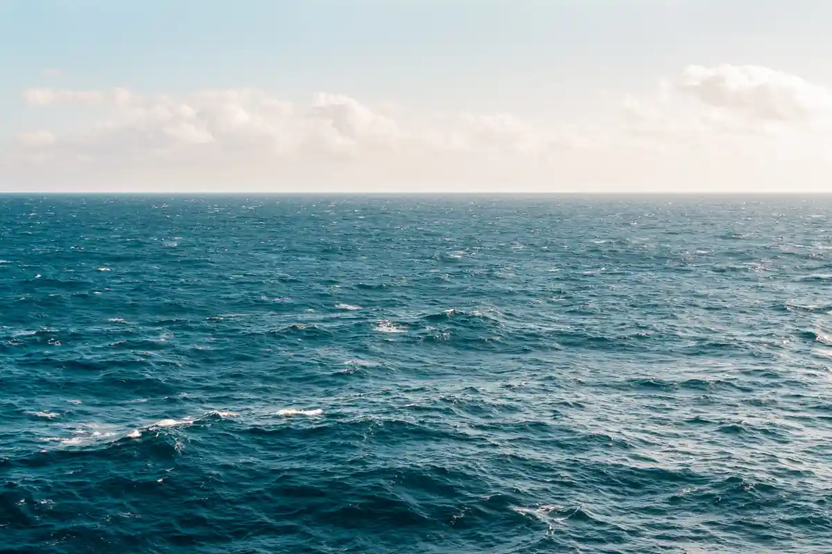 Ocean waves along a rocky coastline.