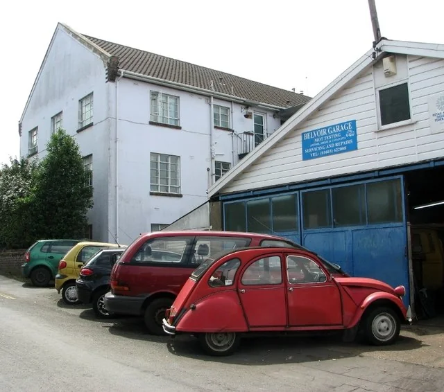 Classic Citroen 2CV car viewed from the side