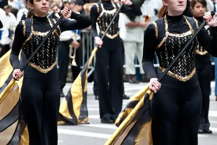 Marchers at a Columbus Day parade in New York City.