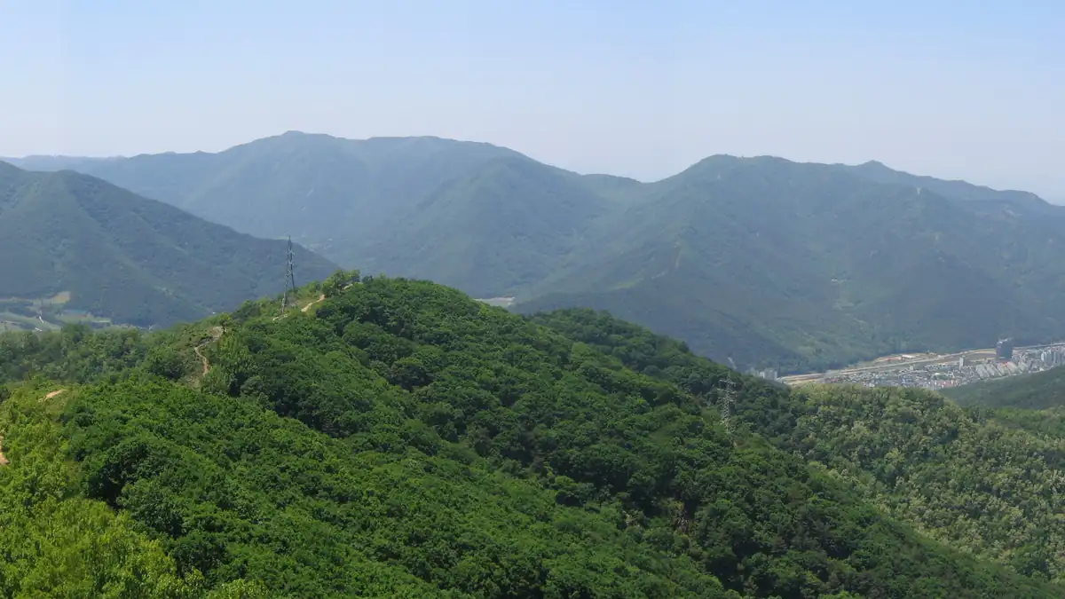 A view of Daegu, South Korea.
