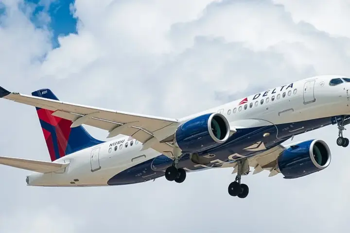 Delta Air Lines Airbus A220 aircraft