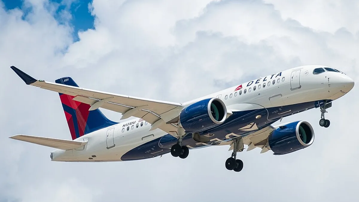 Delta Air Lines Airbus A220 aircraft