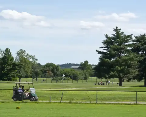 View across East Potomac Golf Course in Washington, D.C.