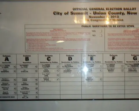 Voting booth illustrating the 2026 US midterm election process