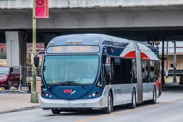 VIA Metropolitan Transit bus in San Antonio