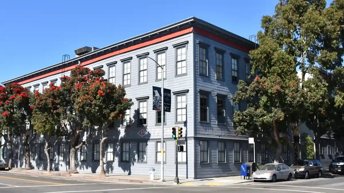 Exterior of the Pioneer Building in San Francisco, housing OpenAI offices