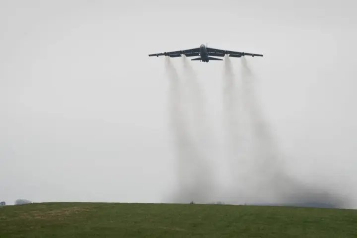 B-52 Stratofortress at RAF Fairford airbase