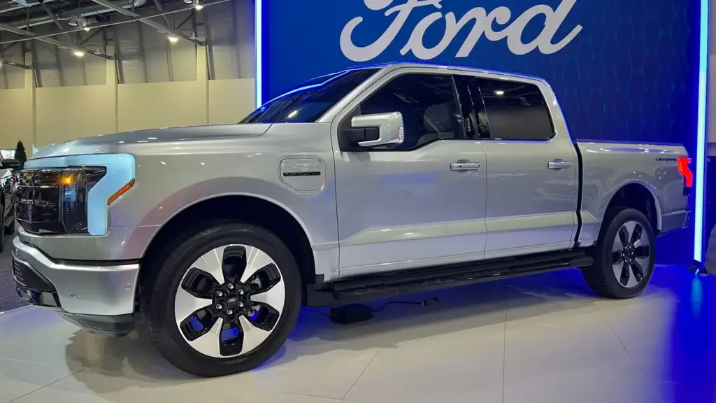 Ford F-150 pickup truck used to illustrate NHTSA safety campaigns for certain F-150 models