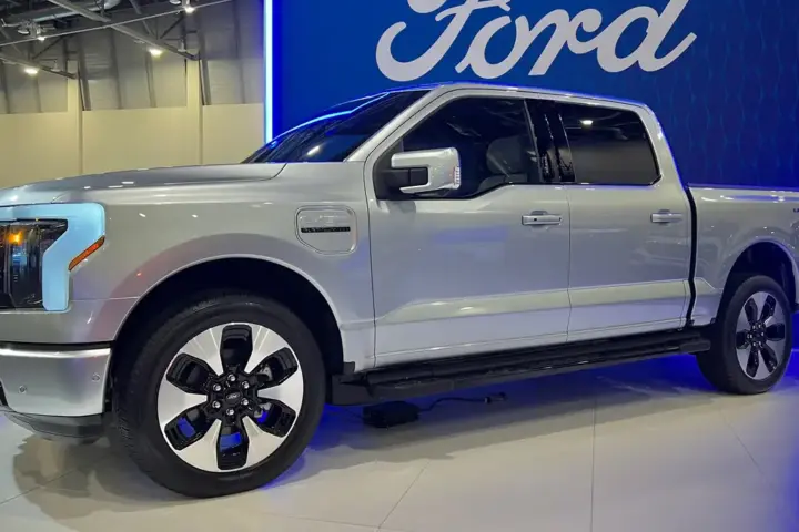 Ford F-150 pickup truck used to illustrate NHTSA safety campaigns for certain F-150 models
