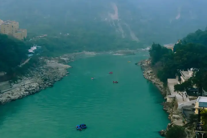 River in India, used as Yamuna River replacement image