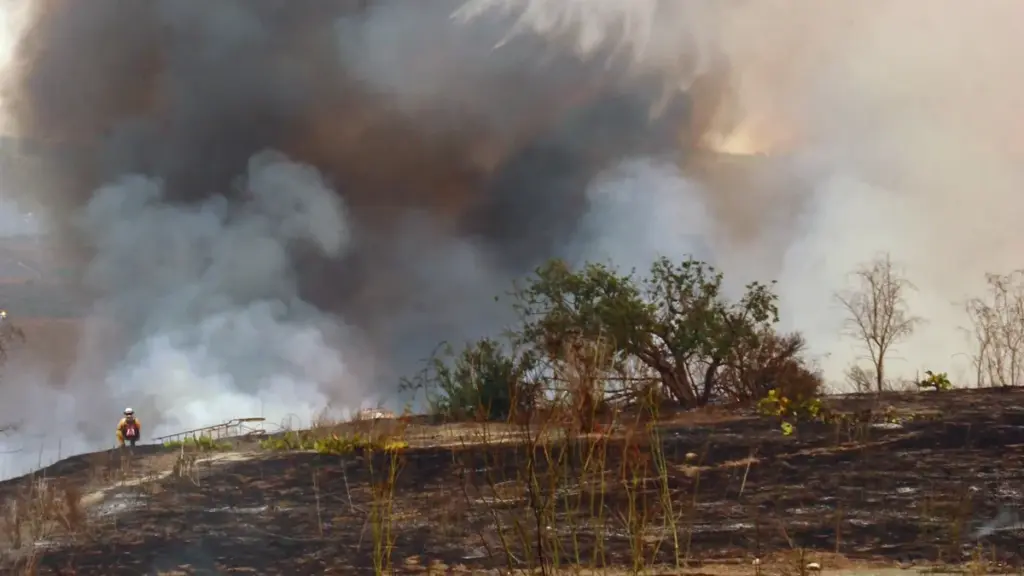Wildfire at Camp Pendleton