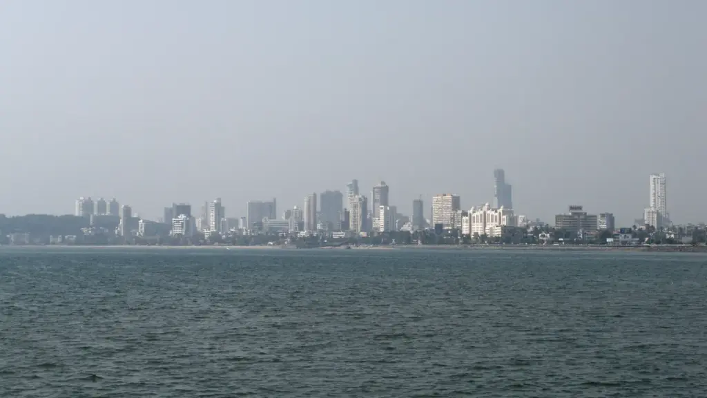 Mumbai skyline during weather alerts