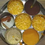 Common Indian household spices in bowls