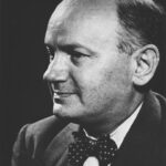 Portrait of Joost A. M. Meerloo, Dutch-born psychiatrist and author of The Rape of the Mind (1956)