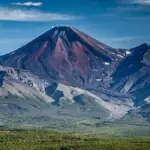Avachinsky Volcano in Kamchatka, Russia