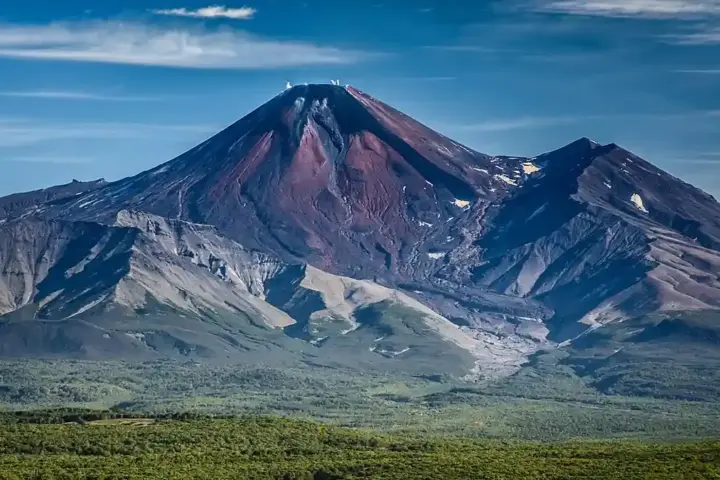 Avachinsky Volcano in Kamchatka, Russia
