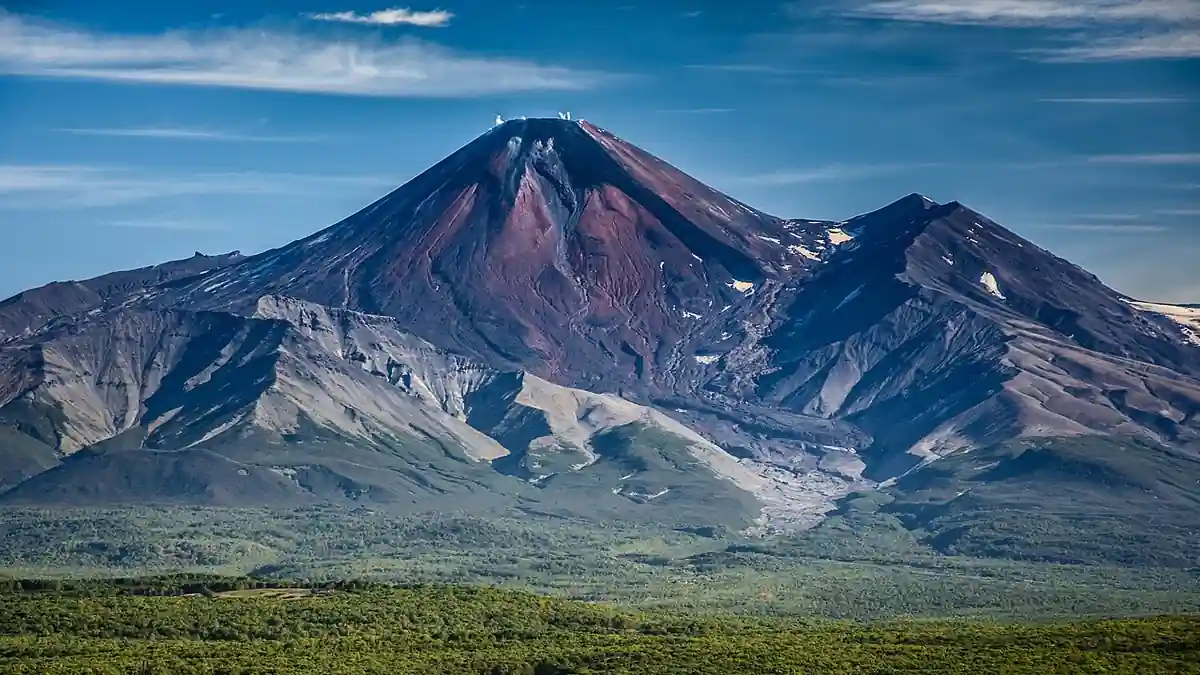 Avachinsky Volcano in Kamchatka, Russia