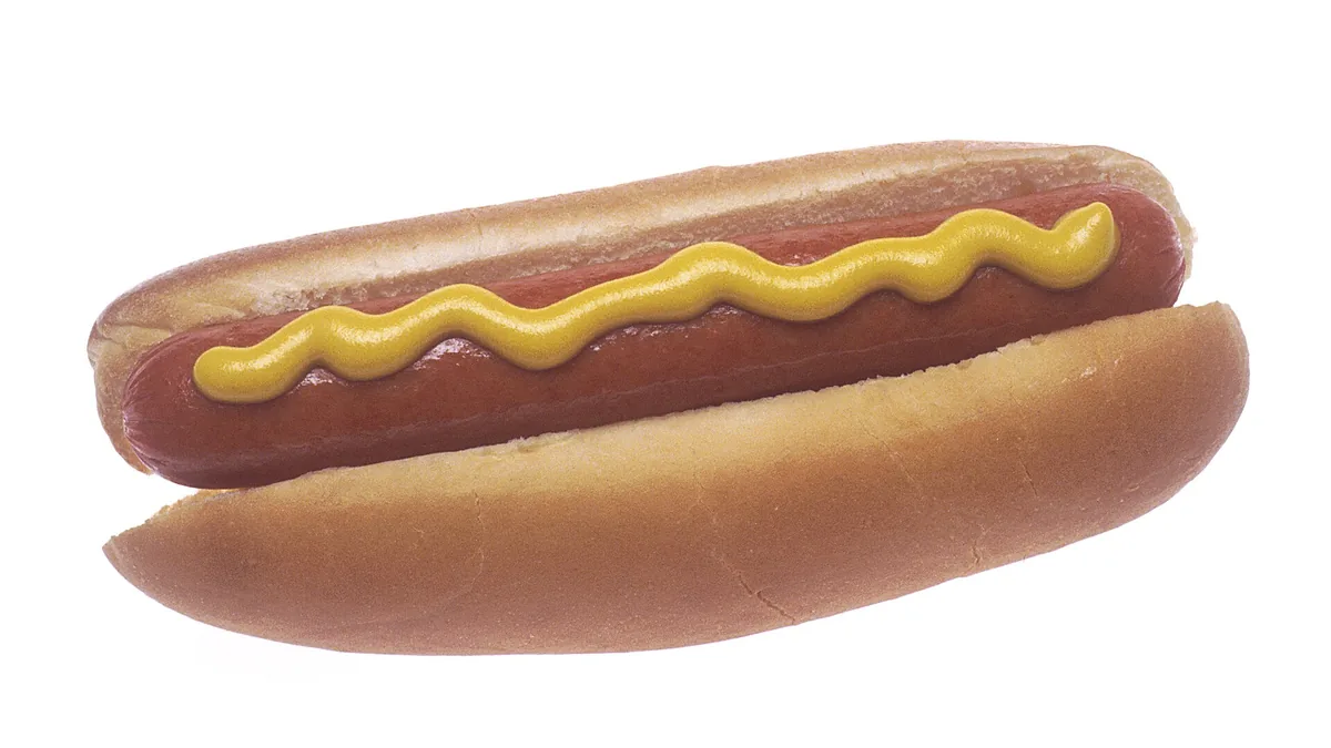 Hot dog image illustrating the Kayem Foods ready-to-eat meat recall