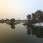 Ken River in Bundelkhand, India