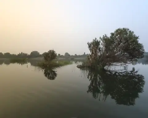 Ken River in Bundelkhand, India